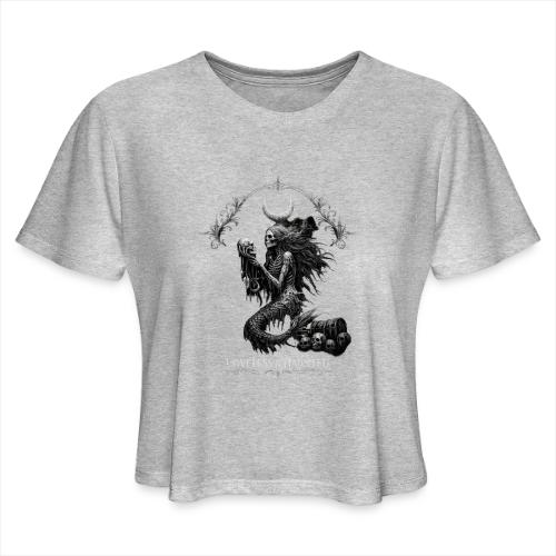 love and haunted - Women's Cropped T-Shirt