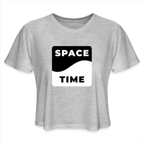 Space-time: Warped Reality - Women's Cropped T-Shirt