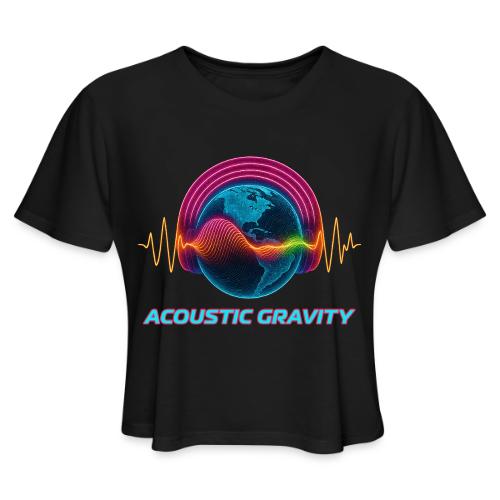 Earth's Headphones - Women's Cropped T-Shirt