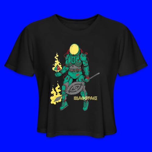 Afronaut - Women's Cropped T-Shirt