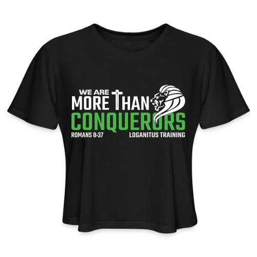 More Than Conquerors...VICTORIOUS - Women's Cropped T-Shirt