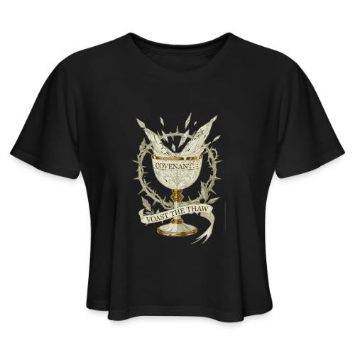 Frosted Chalice Covenant T-Shirt - Women's Cropped T-Shirt