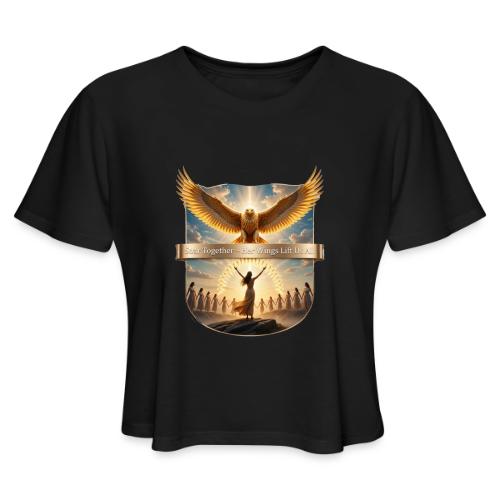 Women’s Day Eagle Matriarch T Shirt,, Gift for Mom - Women's Cropped T-Shirt