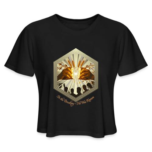 Easter Eternal Bread Breaking Tee,Recognition Gift - Women's Cropped T-Shirt