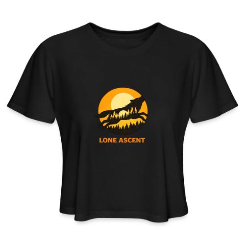 Lone Ascent Wolf - Women's Cropped T-Shirt