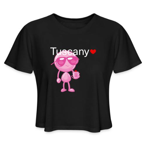Smoon City_Tuscany Pink - Women's Cropped T-Shirt