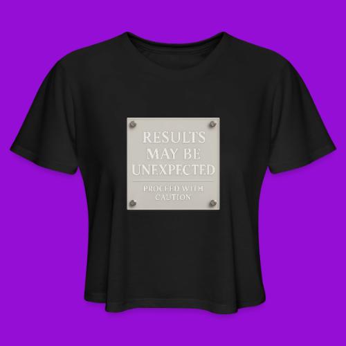 Results - White - Women's Cropped T-Shirt