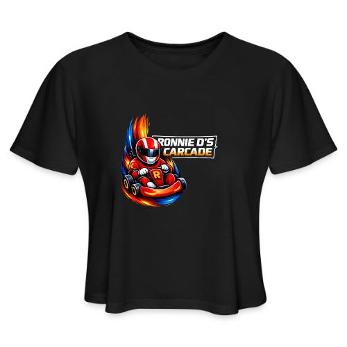 Carcadelogoracer1 - Women's Cropped T-Shirt