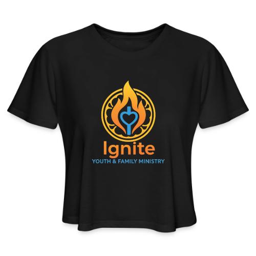 Ignite Youth and Family Logo - Women's Cropped T-Shirt