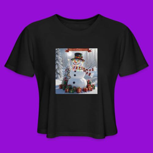 Merry Christmas - Women's Cropped T-Shirt