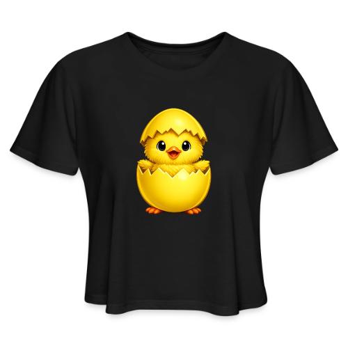 Easter Chick yellow - Women's Cropped T-Shirt