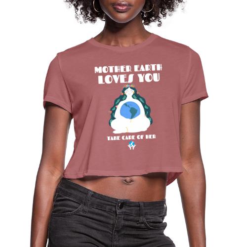 Mother Earth - Women's Cropped T-Shirt