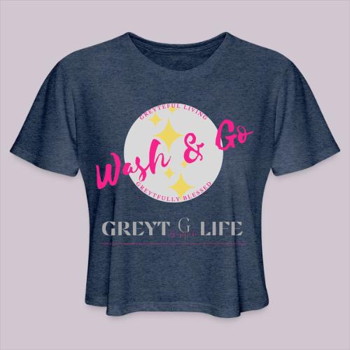 wash and go - Women's Cropped T-Shirt