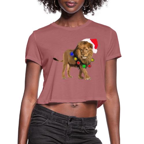 Santa Claws - Women's Cropped T-Shirt