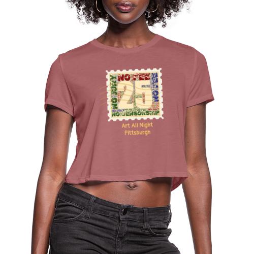 AAN Stamp - Women's Cropped T-Shirt