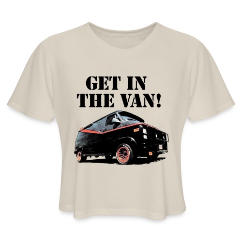 Get In The Van - Women's Cropped T-Shirt