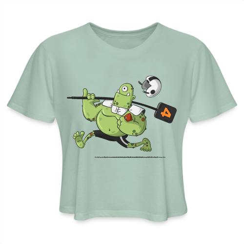 Tuddy the Troll - Women's Cropped T-Shirt