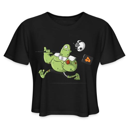 Tuddy the Troll - Women's Cropped T-Shirt