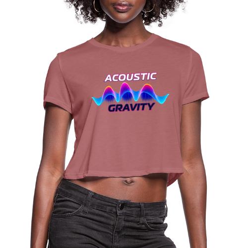 Acoustic Gravity Wave - Women's Cropped T-Shirt