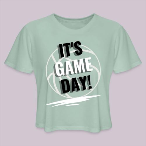 It's Game Day Basketball - Women's Cropped T-Shirt