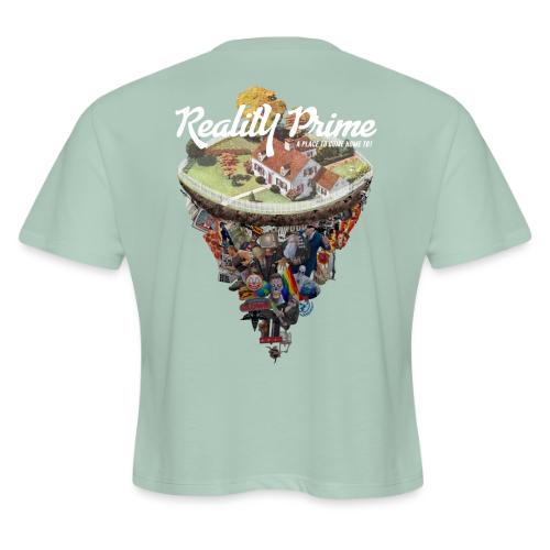 Reality Prime (On Color, Back Design) - Women's Cropped T-Shirt