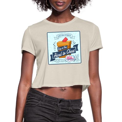 Election Integrity - Women's Cropped T-Shirt