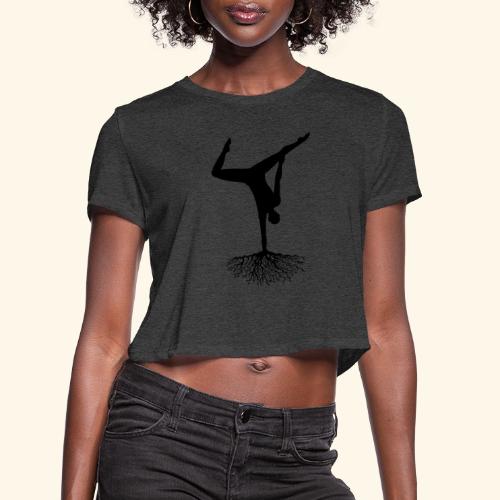Root and Branch Handstand - Women's Cropped T-Shirt