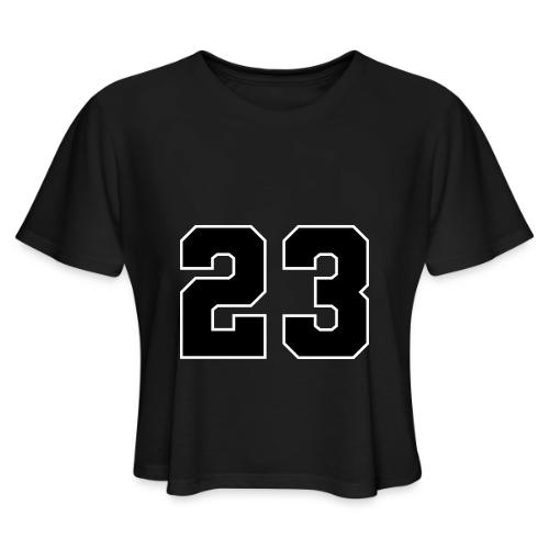 Varsity Number 23 Athletic Style - Women's Cropped T-Shirt