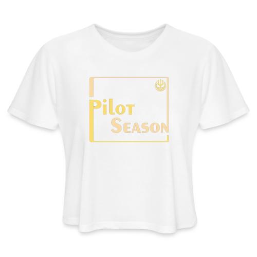 Pilot Season - Color - Women's Cropped T-Shirt