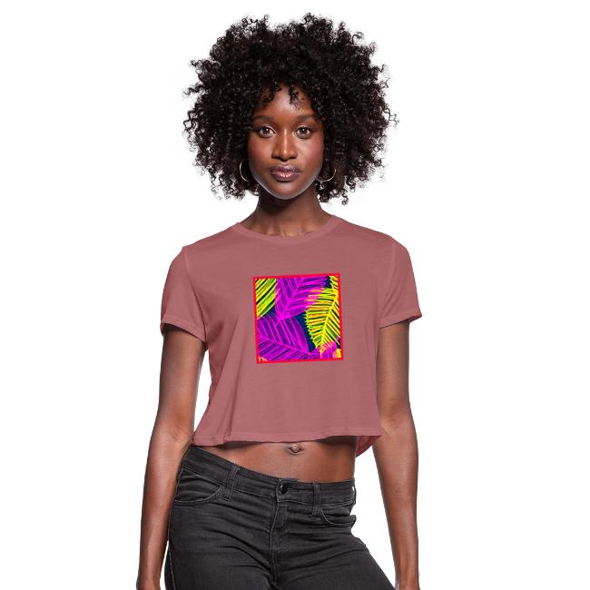 Neon Leaf Delight Chromatic Art