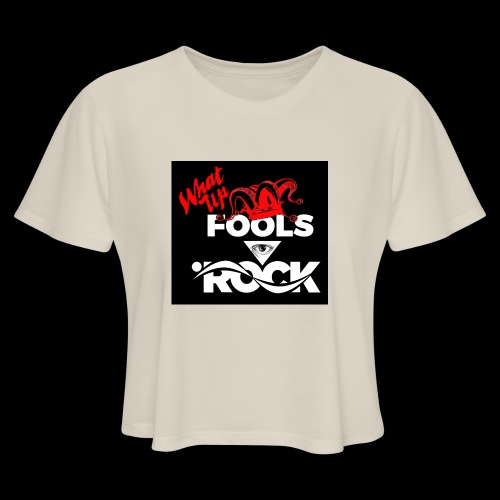 Fool design - Women's Cropped T-Shirt