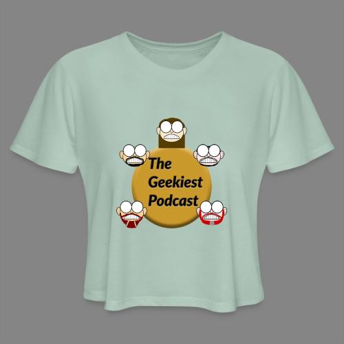 The Geekiest Podcast Logo - Women's Cropped T-Shirt