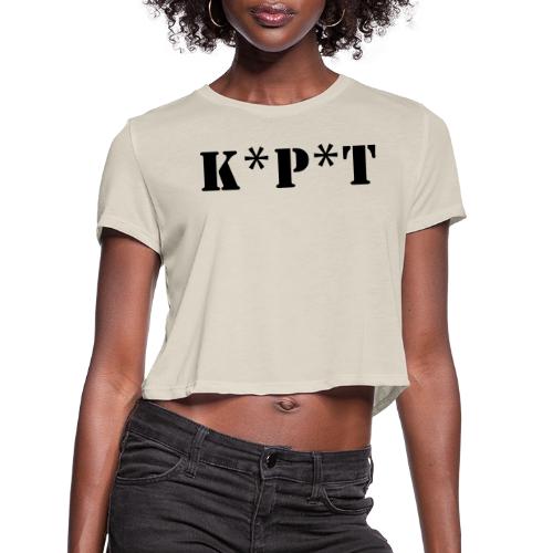 KPT military style - Women's Cropped T-Shirt