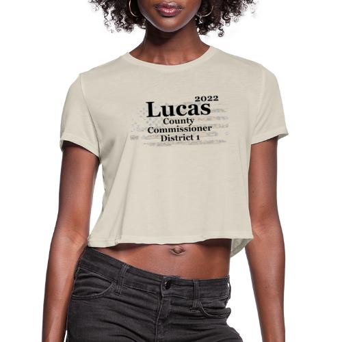 Lucas for Williamson County Commission- District 1 - Women's Cropped T-Shirt