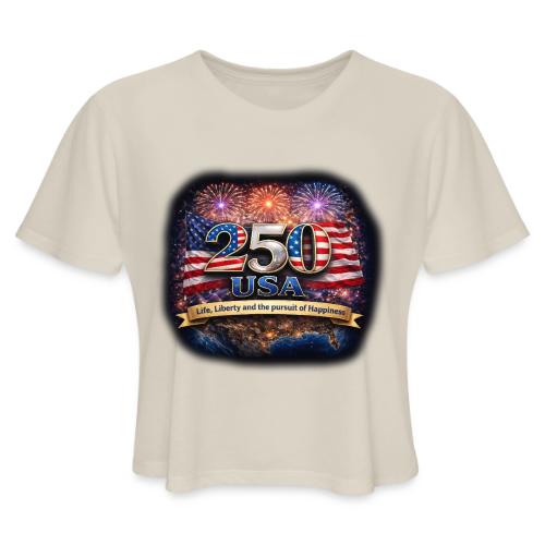 USA 250th Celebration - Women's Cropped T-Shirt
