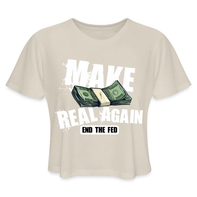 MAKE MONEY REAL AGAIN COOL white