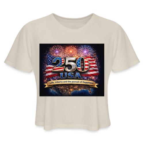 USA 250th Celebration - Women's Cropped T-Shirt