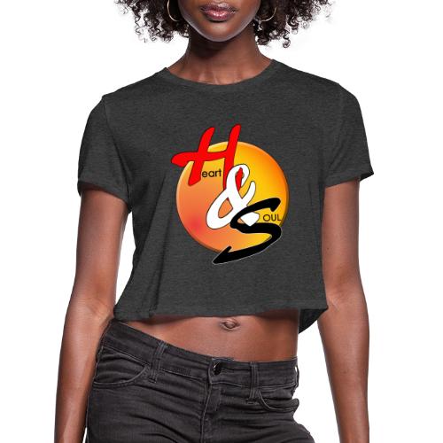 Rcahas logo gold - Women's Cropped T-Shirt