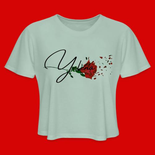 Yelena Logo 1 - Women's Cropped T-Shirt
