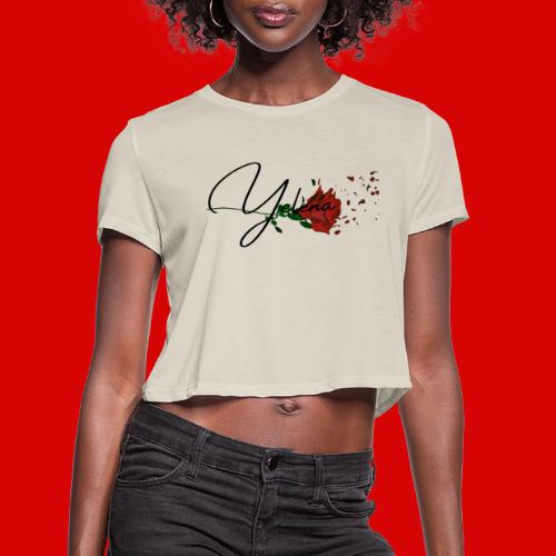 Yelena Logo 1 - Women's Cropped T-Shirt
