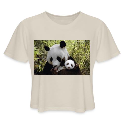 panda - Women's Cropped T-Shirt
