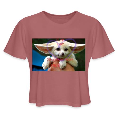 baby fox - Women's Cropped T-Shirt