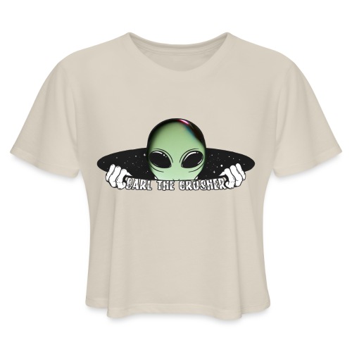 Coming Through Clear - Alien Arrival - Women's Cropped T-Shirt