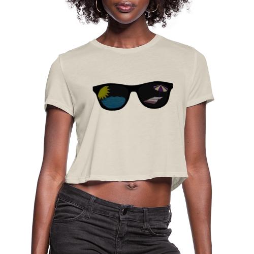 Summer Shade - Women's Cropped T-Shirt