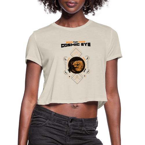 Eagle Cosmic Eye - Women's Cropped T-Shirt