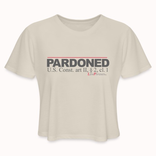 PARDONED - Women's Cropped T-Shirt