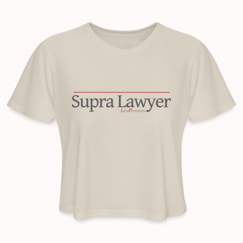 Supra Lawyer - Women's Cropped T-Shirt