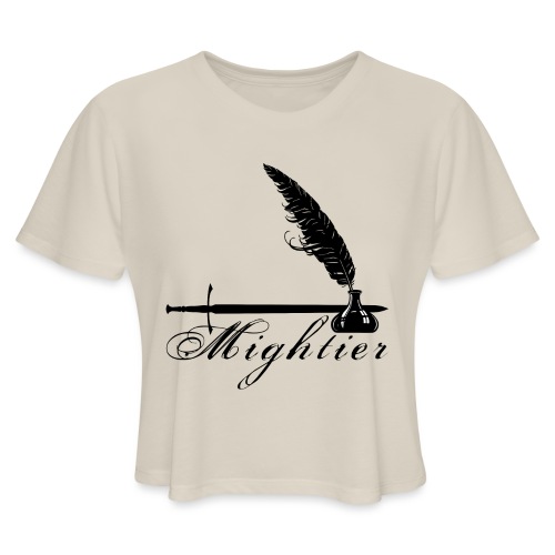 mightier - Women's Cropped T-Shirt