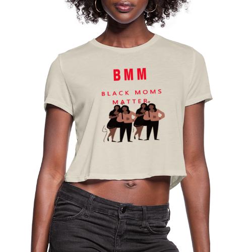 BMM 2 Brown red - Women's Cropped T-Shirt