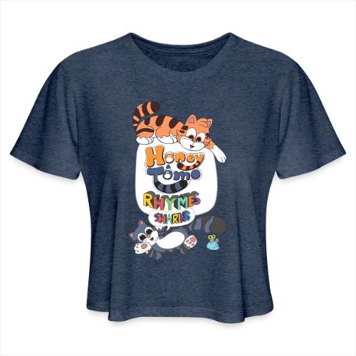 Honey and Tomo Rhymes Sharing - Women's Cropped T-Shirt
